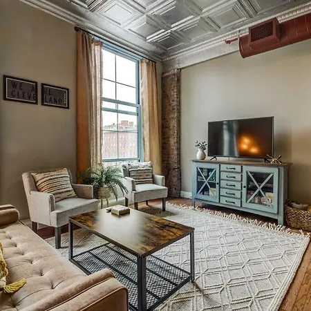Good Vibes Loft - Dt Cle Walk To All The Stadiums Cleveland Exterior photo